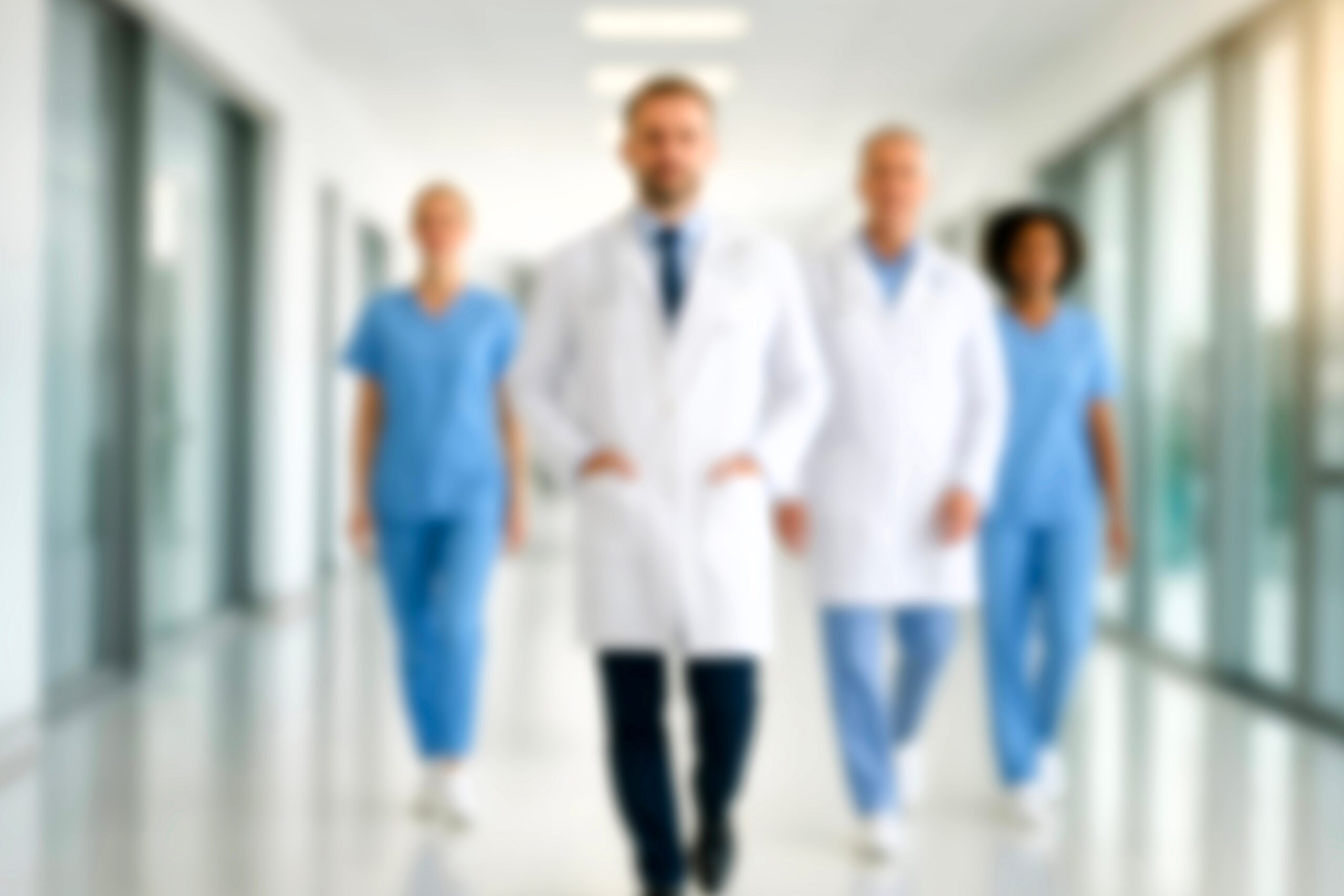 Healthcare professionals participating in clinical education